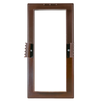Louvre Vent Duo Smart 90/240 Brown 90mm x 240mm With Fly Mesh - Best4Trade-Retail