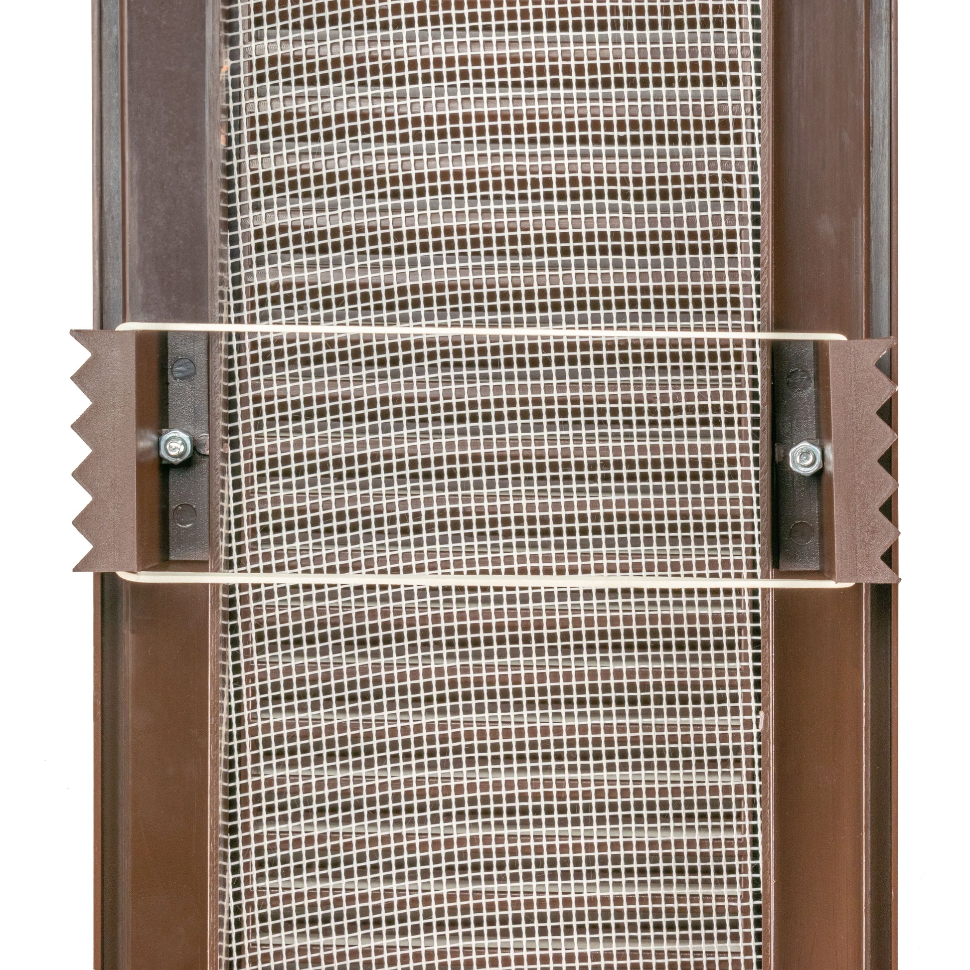 Louvre Vent Duo Smart 90/240 Brown 90mm x 240mm With Fly Mesh - Best4Trade-Retail