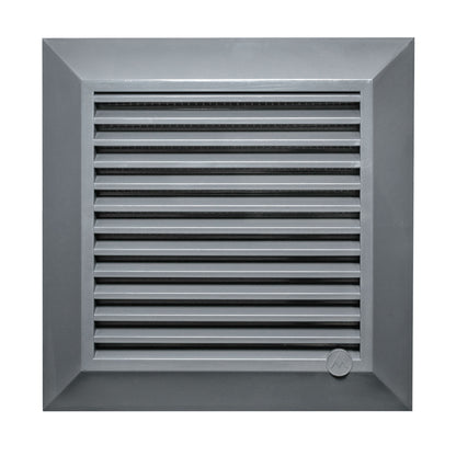 Louvre Vent Graphite Duo Smart 135G 135mm With Fly Mesh - Best4Trade-Retail