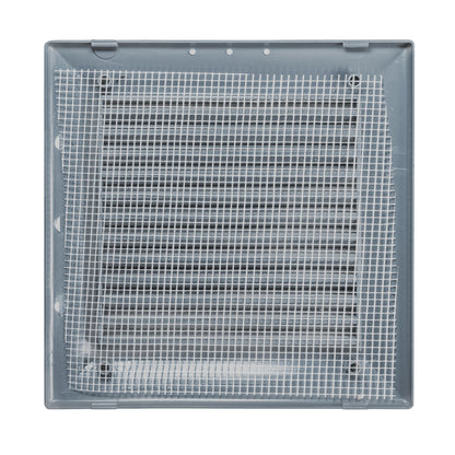 Louvre Vent Graphite Duo Smart 135G 135mm With Fly Mesh - Best4Trade-Retail