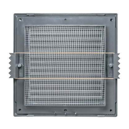 Louvre Vent Graphite Duo Smart 135G 135mm With Fly Mesh - Best4Trade-Retail