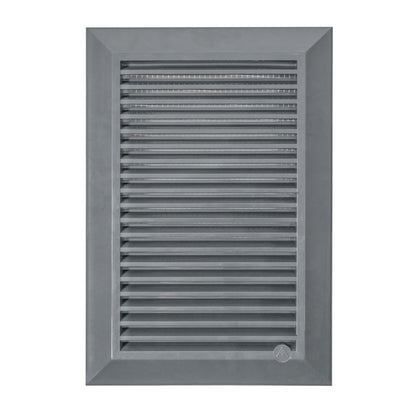 Louvre Vent Graphite Duo Smart 140/210 140mm X 210mm With Fly Mesh - Best4Trade-Retail