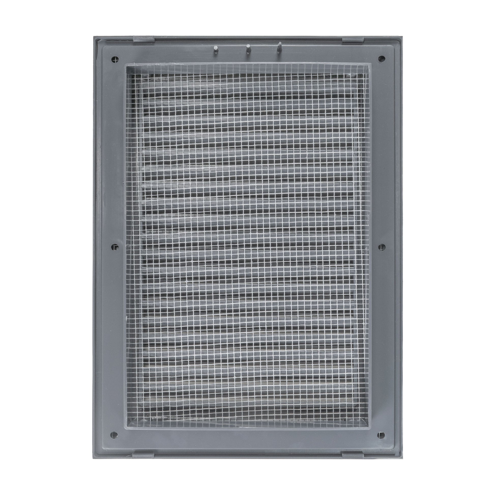Louvre Vent Graphite Duo Smart 140/210 140mm X 210mm With Fly Mesh - Best4Trade-Retail