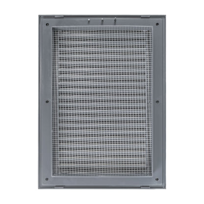 Louvre Vent Graphite Duo Smart 140/210 140mm X 210mm With Fly Mesh - Best4Trade-Retail