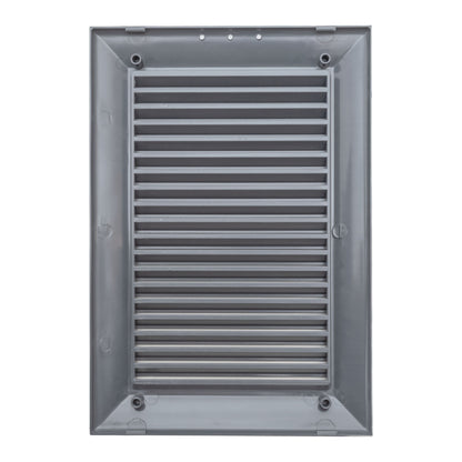 Louvre Vent Graphite Duo Smart 140/210 140mm X 210mm With Fly Mesh - Best4Trade-Retail