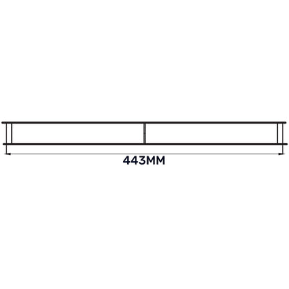 Door Louvre Vent KD 90mm—445mm - Best4Trade-Retail
