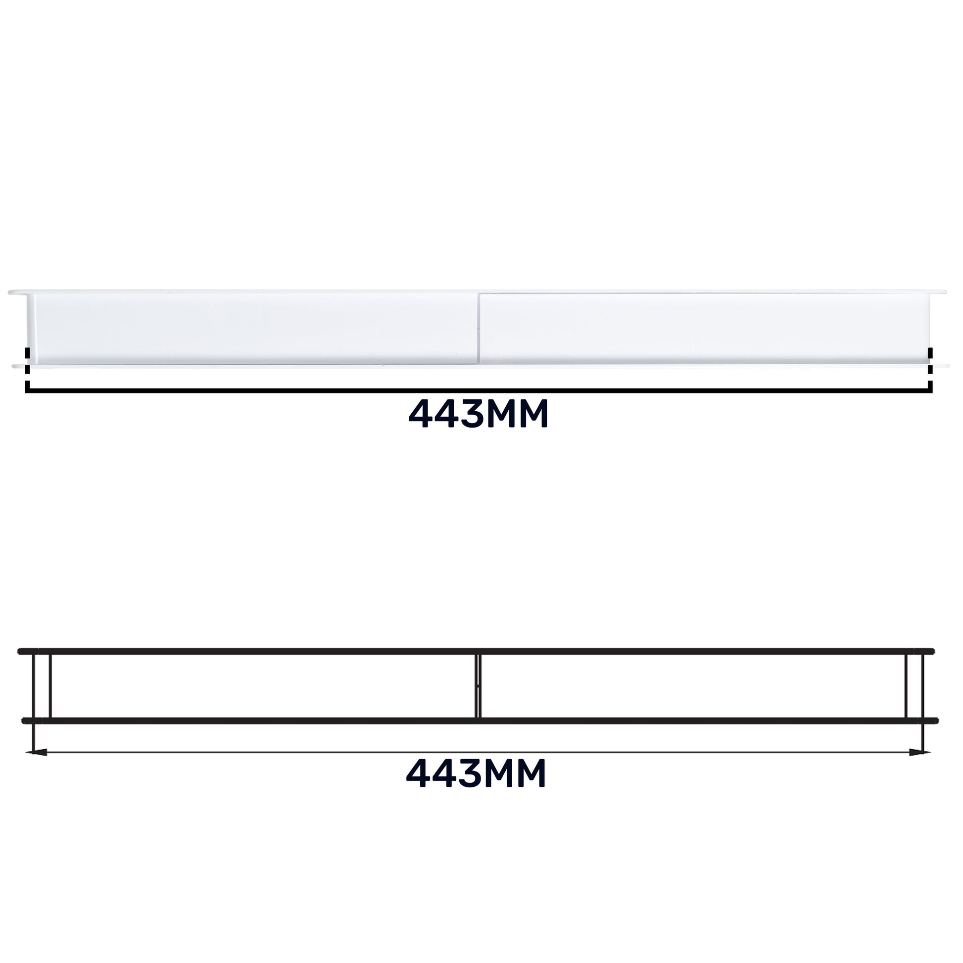 Door Louvre Vent KD 90mm—445mm - Best4Trade-Retail