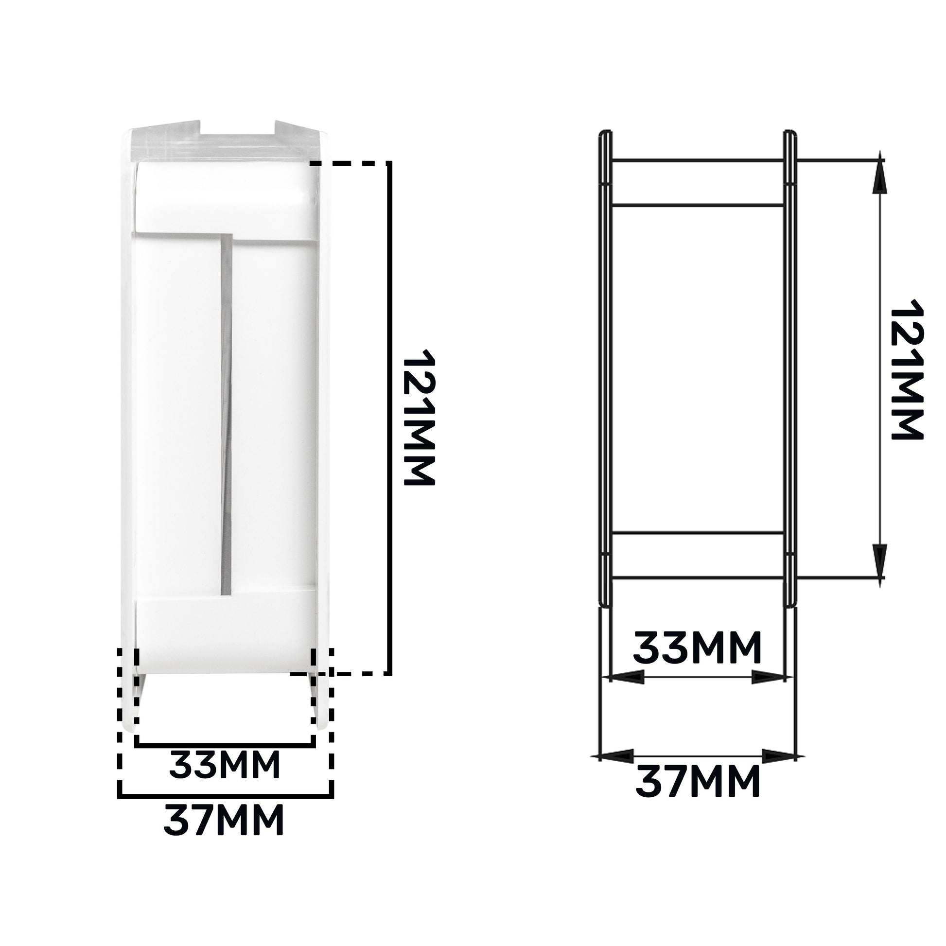 Door Louvre Vent KD 90mm—445mm - Best4Trade-Retail