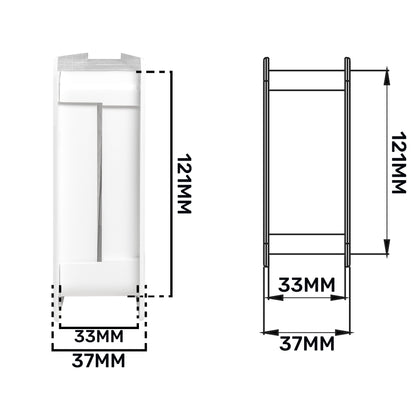 Door Louvre Vent KD 90mm—445mm - Best4Trade-Retail