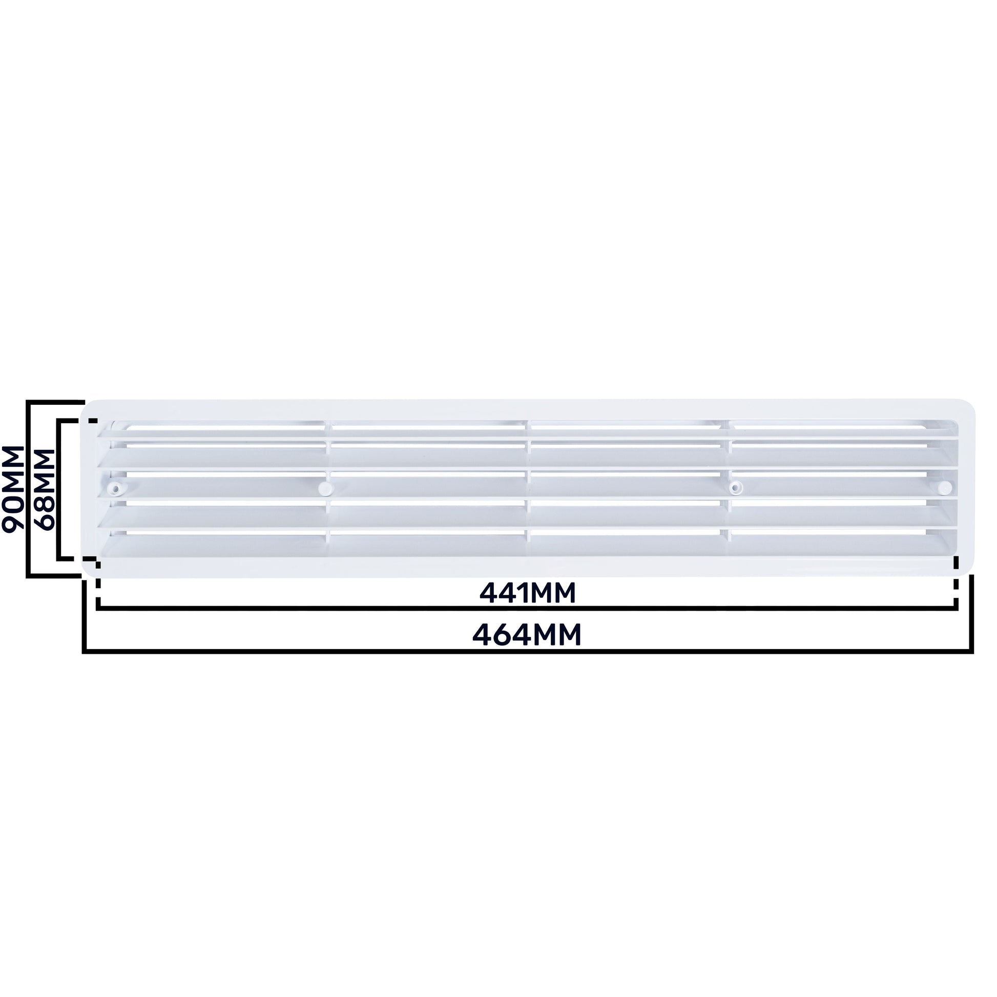 Door Louvre Vent KD 70mm—450mm - Best4Trade-Retail