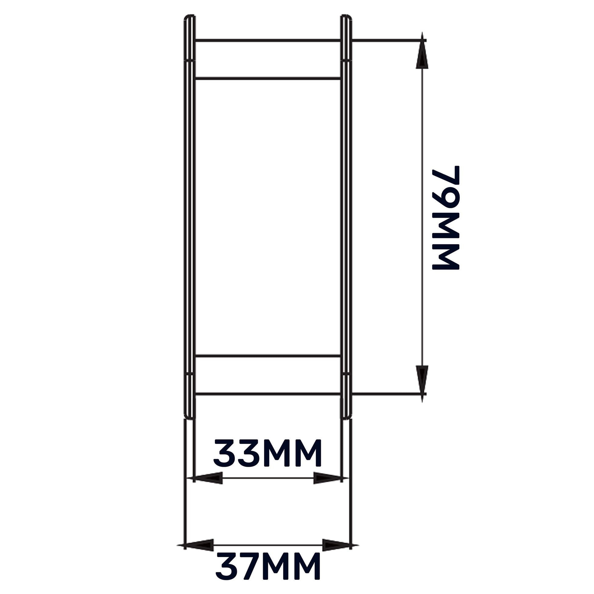 Door Louvre Vent KD 70mm—450mm - Best4Trade-Retail