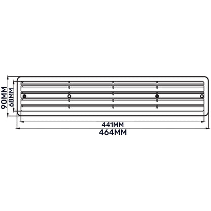 Door Louvre Vent KD 70mm—450mm - Best4Trade-Retail