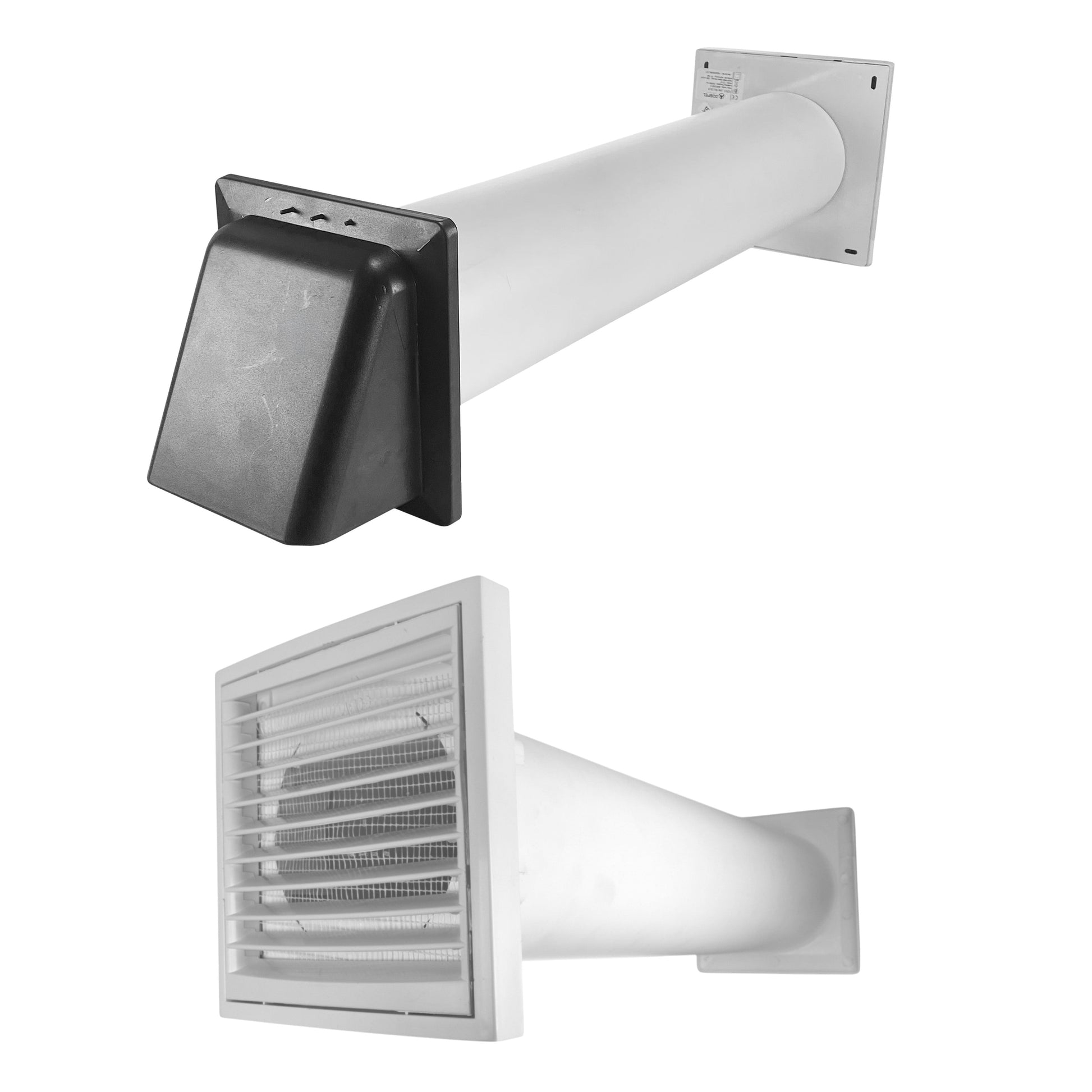 Through Wall Ventilation Kit Louvre Vent VC-KR0153 with Graphite External Vent - Best4Trade-Retail OTHER