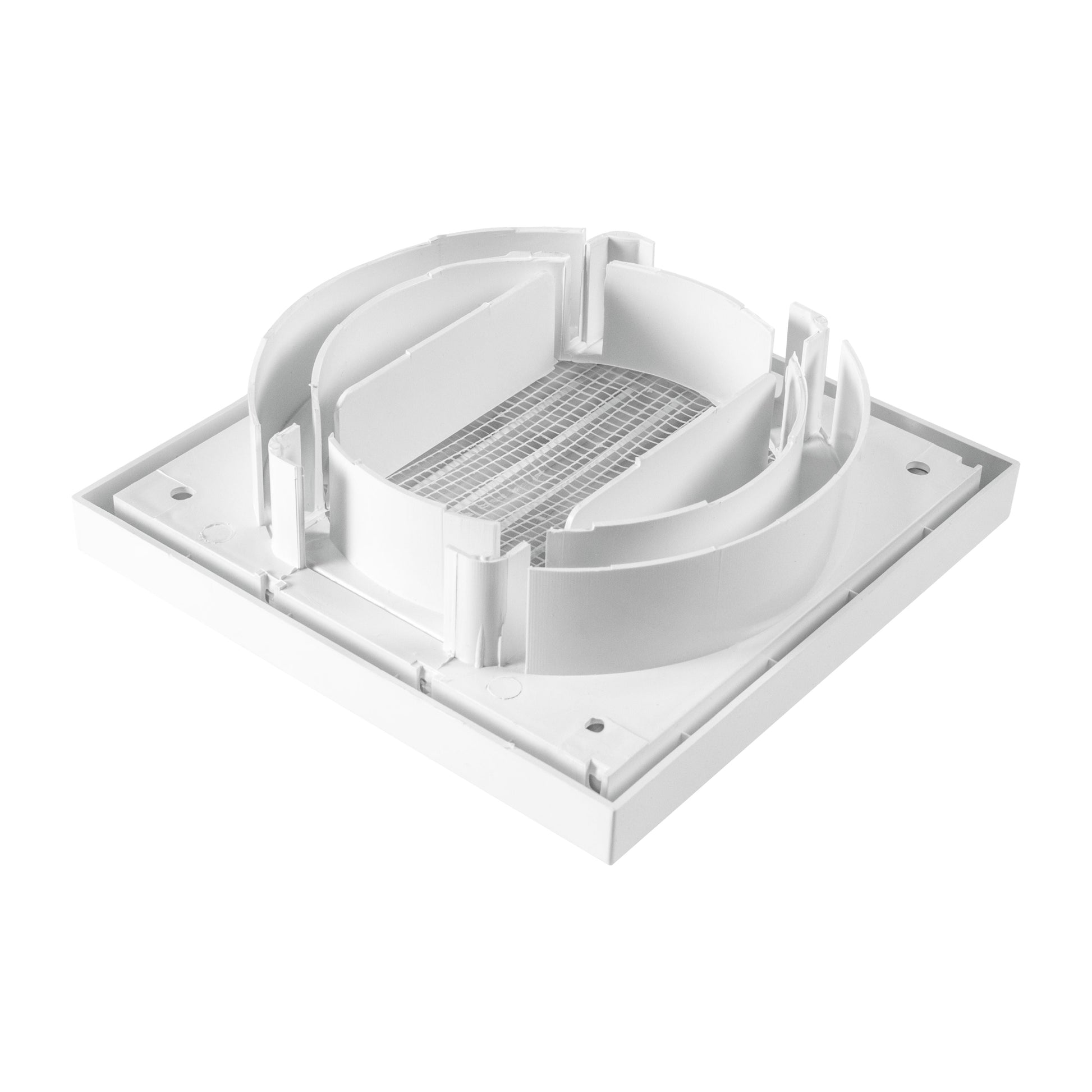 Through Wall Ventilation Kit Louvre Vent VC-KR0153 with White External Vent - Best4Trade-Retail OTHER