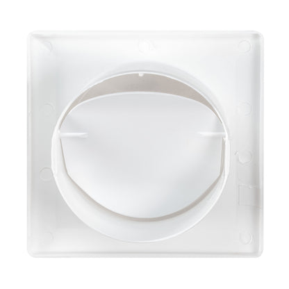 Through Wall Ventilation Kit RICO Timer and Humidistat Fan with White External Vent - Best4Trade-Retail OTHER