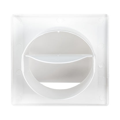 Through Wall Ventilation Kit DL0163 Louvre Vent with White External Vent - Best4Trade-Retail OTHER