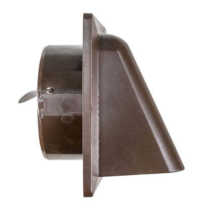 External Brown Louvre Vent  KRD/100B fi100mm - Best4Trade-Retail