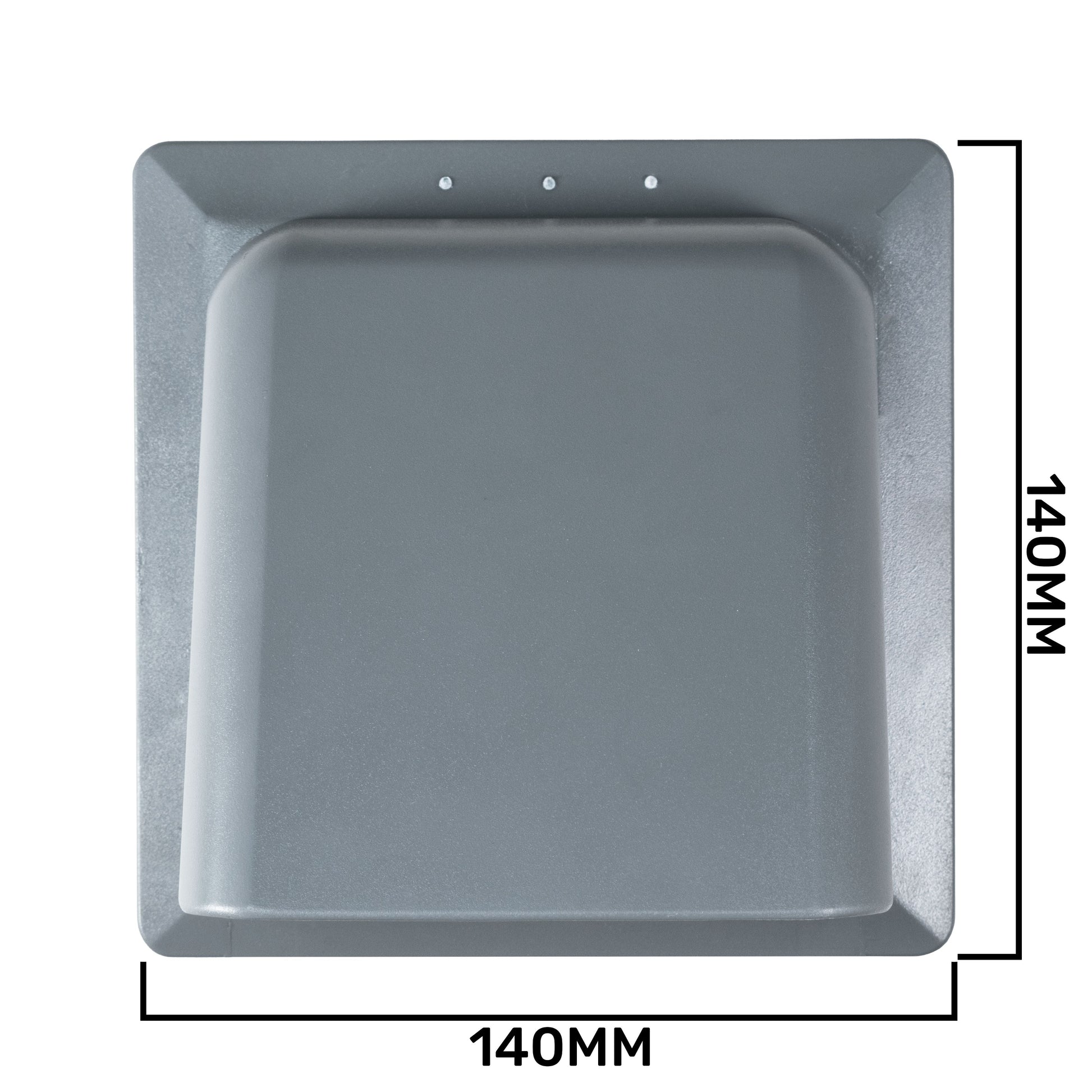 External Graphite Louvre Vent KRD/100G fi100mm - Best4Trade-Retail