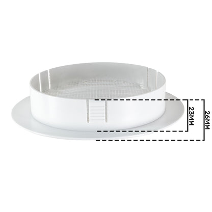 Louvre Vent KRO 100 With Fly Mesh - Best4Trade-Retail