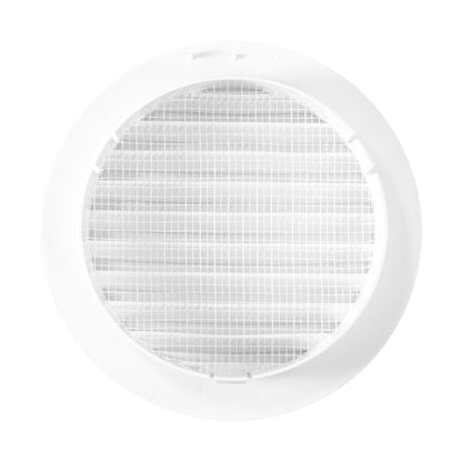 Through Wall Ventilation Kit Round Louvre Vent VC-KRO0184 with White External Vent - Best4Trade-Retail OTHER