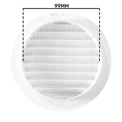 Louvre Vent KRO 100 With Fly Mesh - Best4Trade-Retail