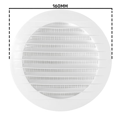 Louvre Vent KRO 125 With Fly Mesh - Best4Trade-Retail