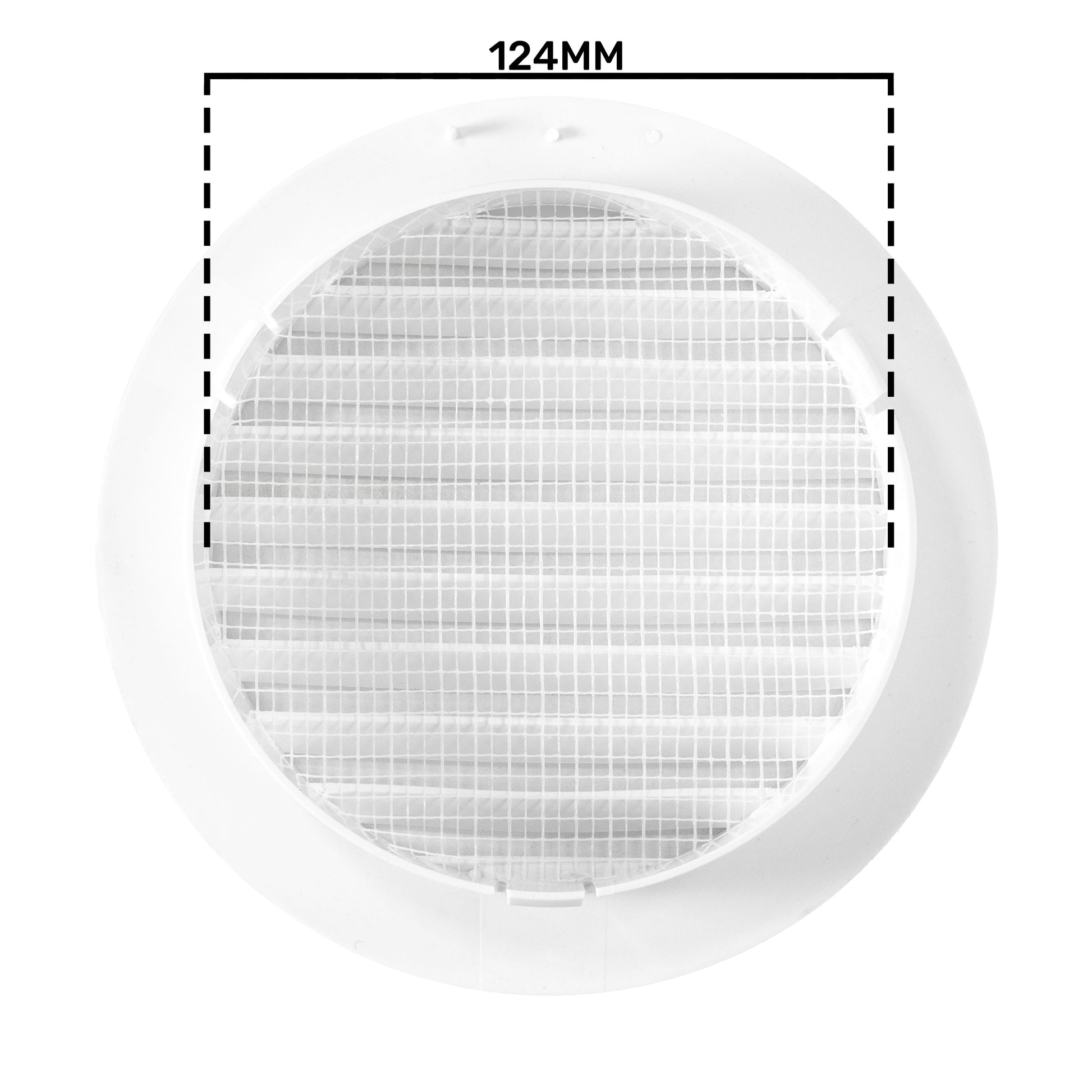 Louvre Vent KRO 125 With Fly Mesh - Best4Trade-Retail