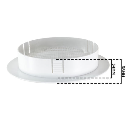 Louvre Vent KRO 150 With Fly Mesh - Best4Trade-Retail