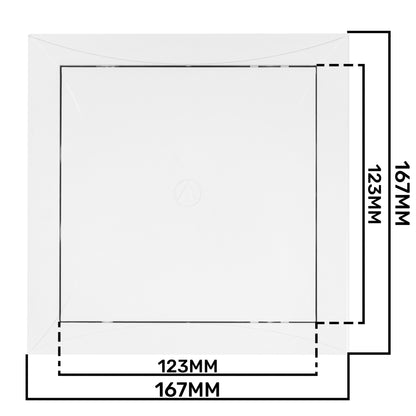 Access Panel Door PP, White 150mm x 150mm - Best4Trade-Retail