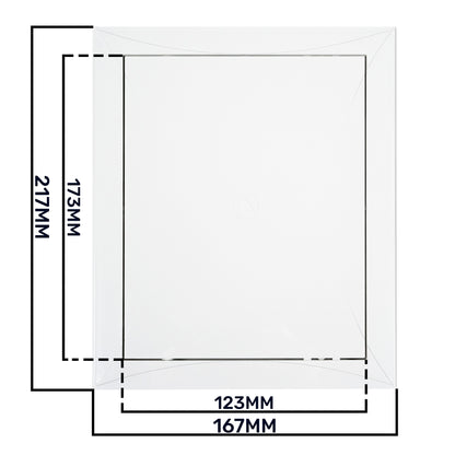Access Panel Door PP, White 150mm x 200mm - Best4Trade-Retail