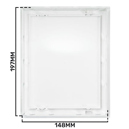 Access Panel Door PP, White 150mm x 200mm - Best4Trade-Retail