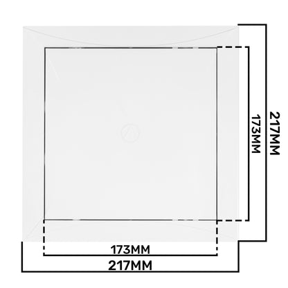 Access Panel Door PP, White 200mm x 200mm - Best4Trade-Retail