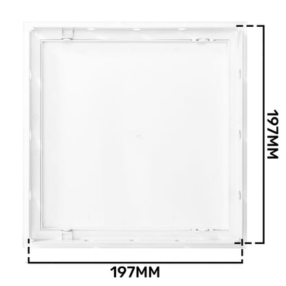 Access Panel Door PP, White 200mm x 200mm - Best4Trade-Retail