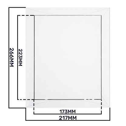 Access Panel Door PP, White 200mm x 250mm - Best4Trade-Retail