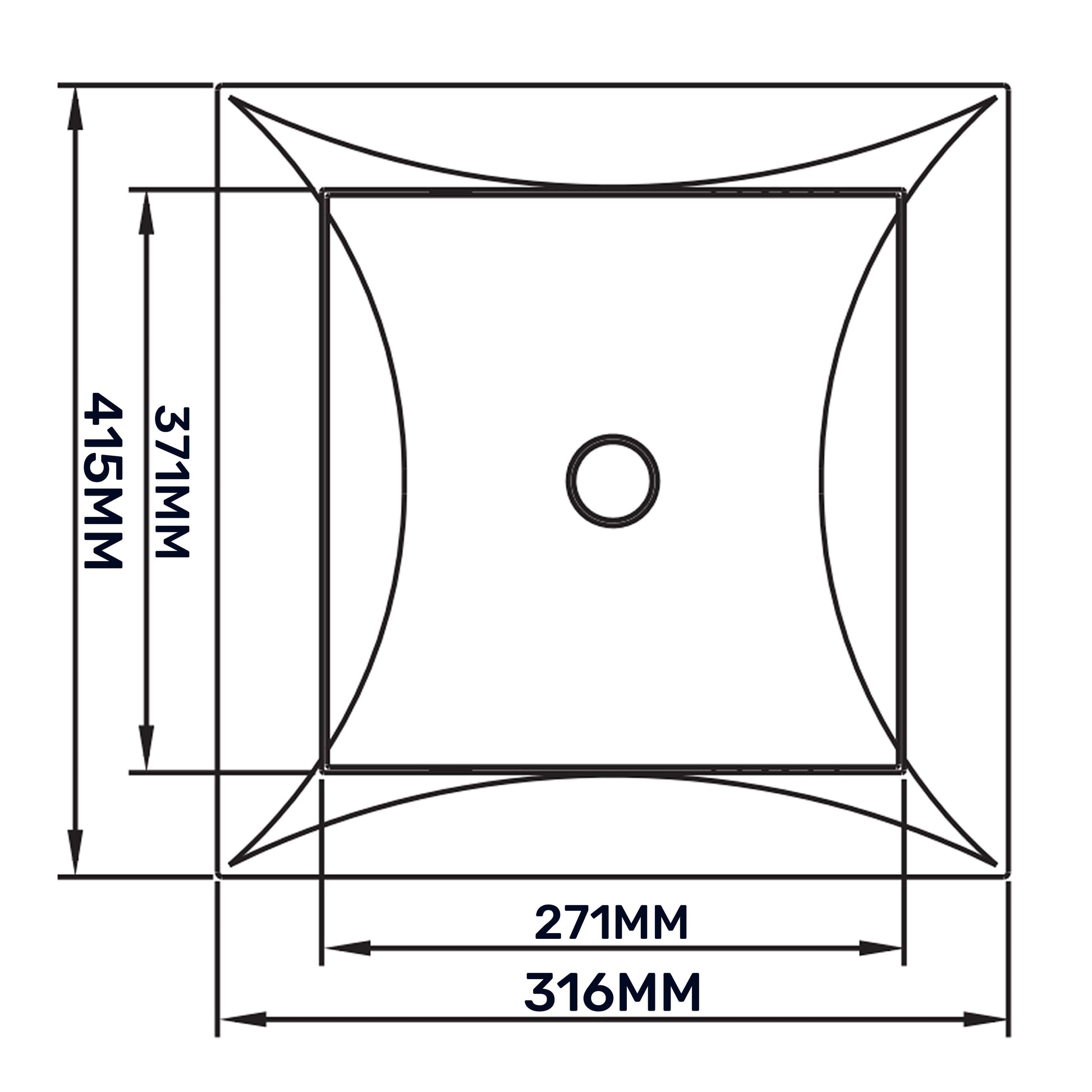 Access Panel Door PP, White 300mm x 400mm - Best4Trade-Retail