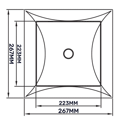 Access Panel Door PP, White 250mm x 250mm - Best4Trade-Retail