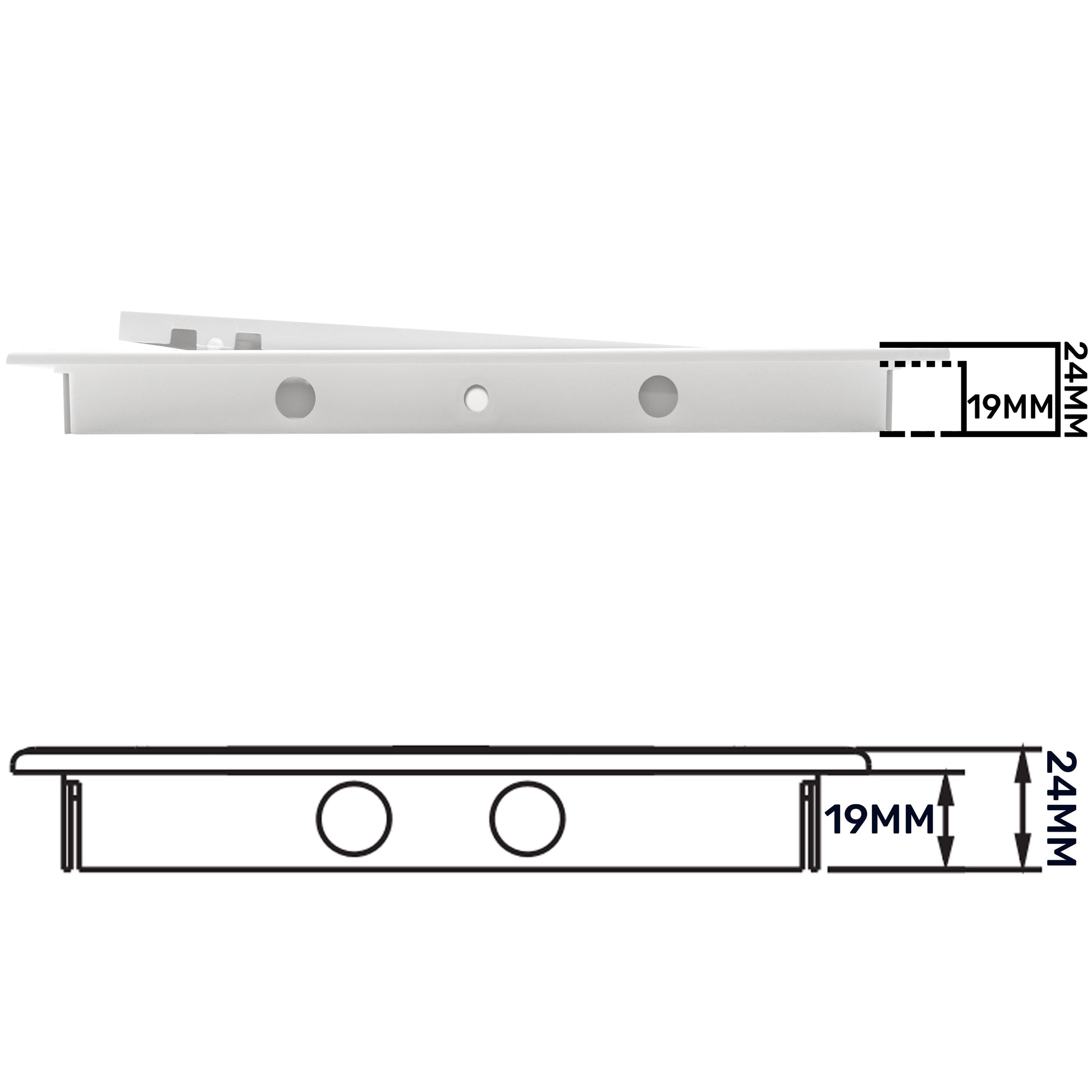 Access Panel Door PP, White 250mm x 250mm - Best4Trade-Retail