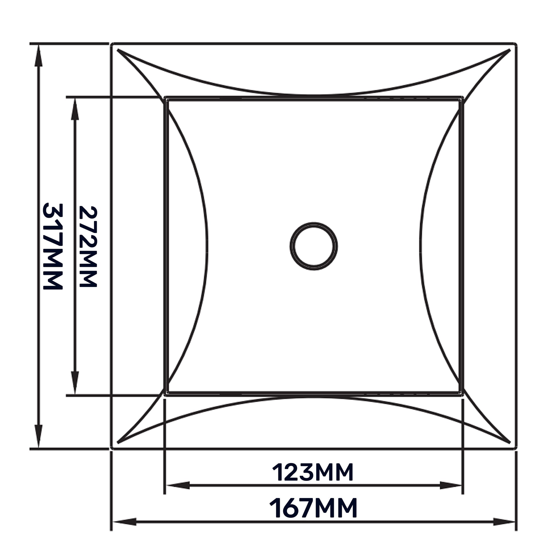 Access Panel Door PP, White 150mm x 300mm - Best4Trade-Retail