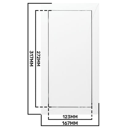 Access Panel Door PP, White 150mm x 300mm - Best4Trade-Retail