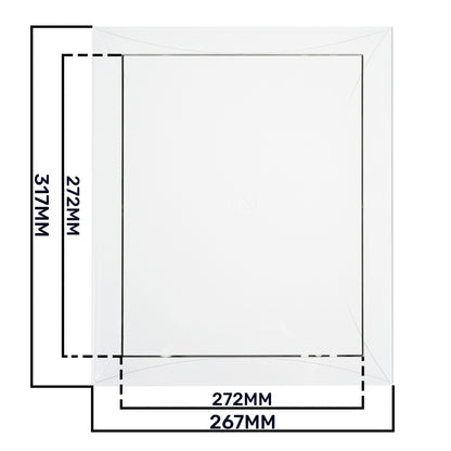 Access Panel Door PP, White 250mm x 300mm - Best4Trade-Retail