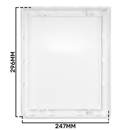 Access Panel Door PP, White 250mm x 300mm - Best4Trade-Retail