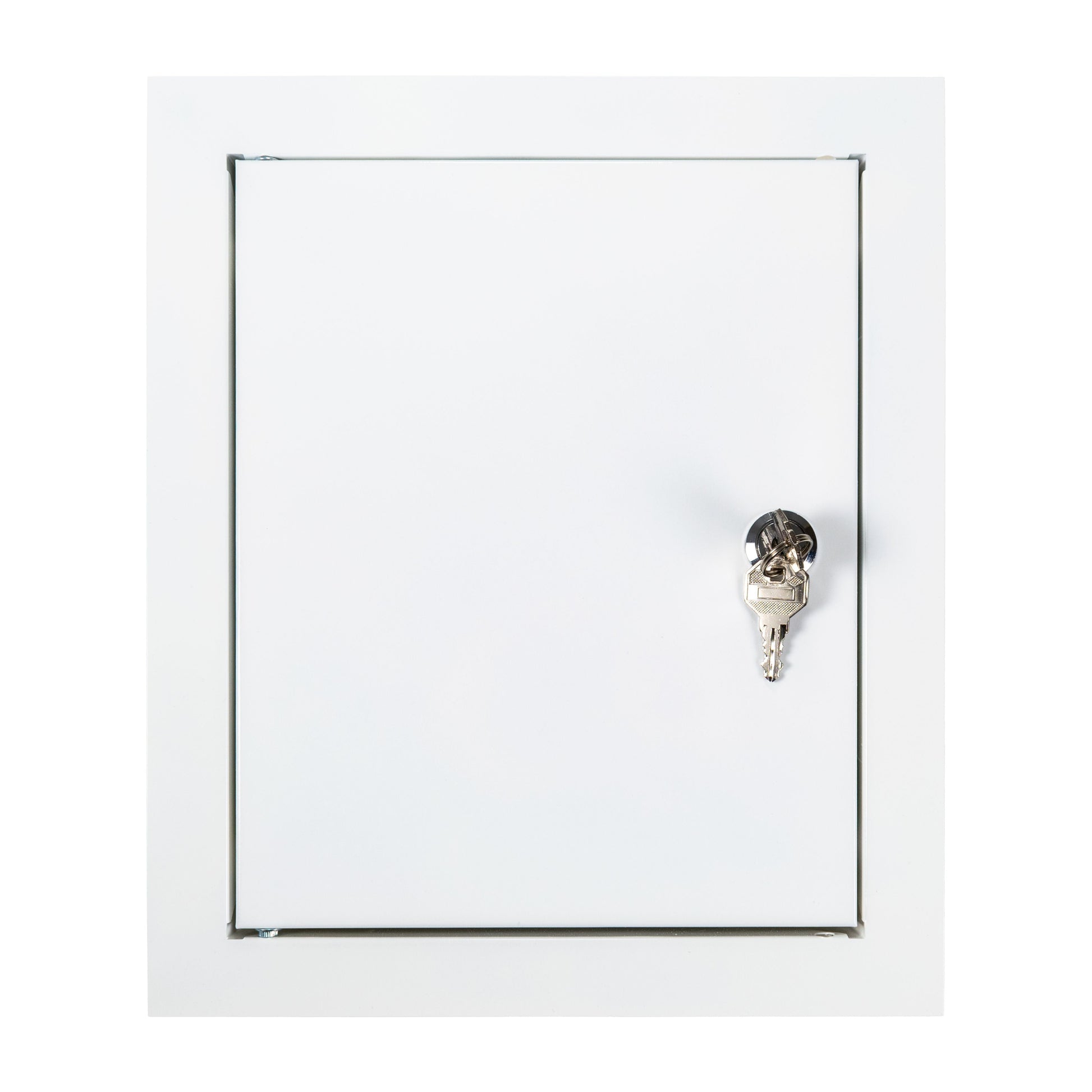 Access Panel Door Metal With Lock, White 150mm x 200mm - Best4Trade-Retail