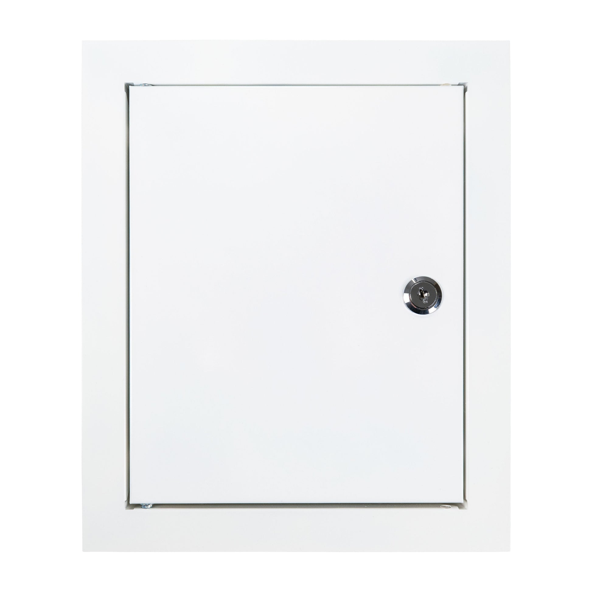 Access Panel Door Metal With Lock, White 150mm x 200mm - Best4Trade-Retail