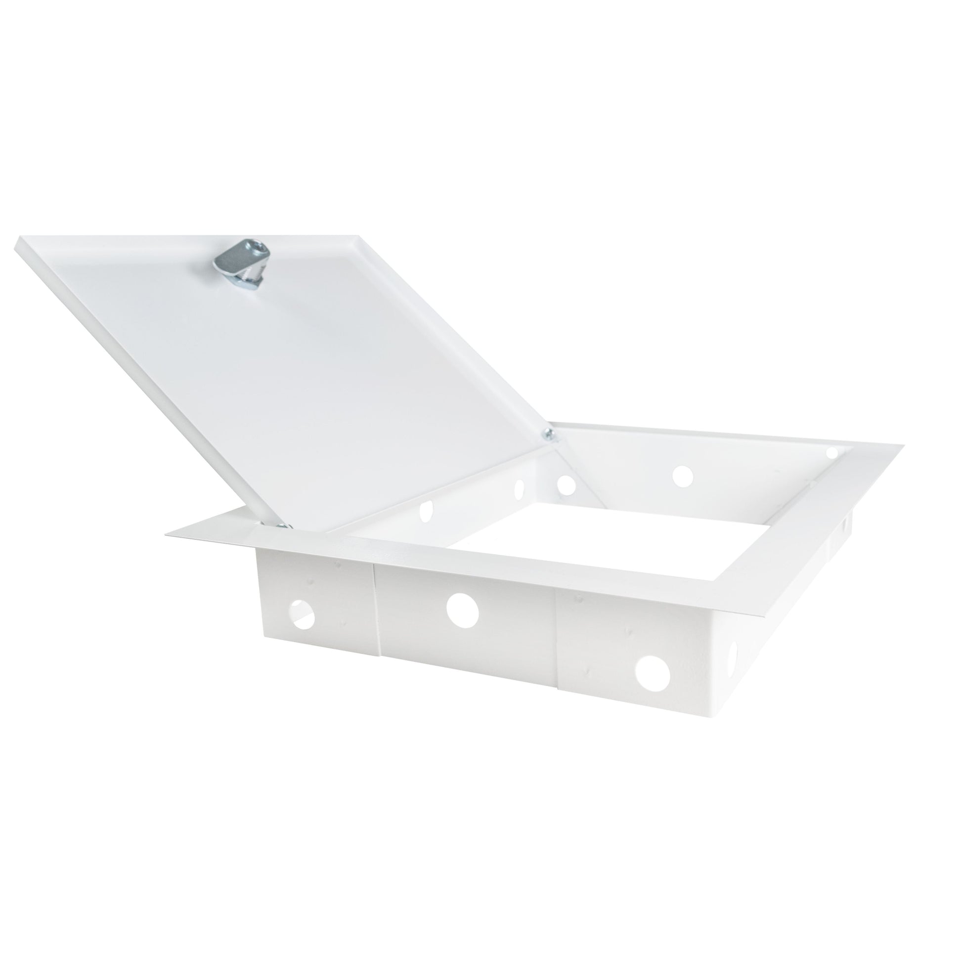 Access Panel Door Metal With Lock, White 150mm x 200mm - Best4Trade-Retail