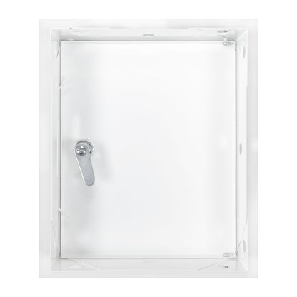 Access Panel Door Metal With Lock, White 200mm x 250mm - Best4Trade-Retail