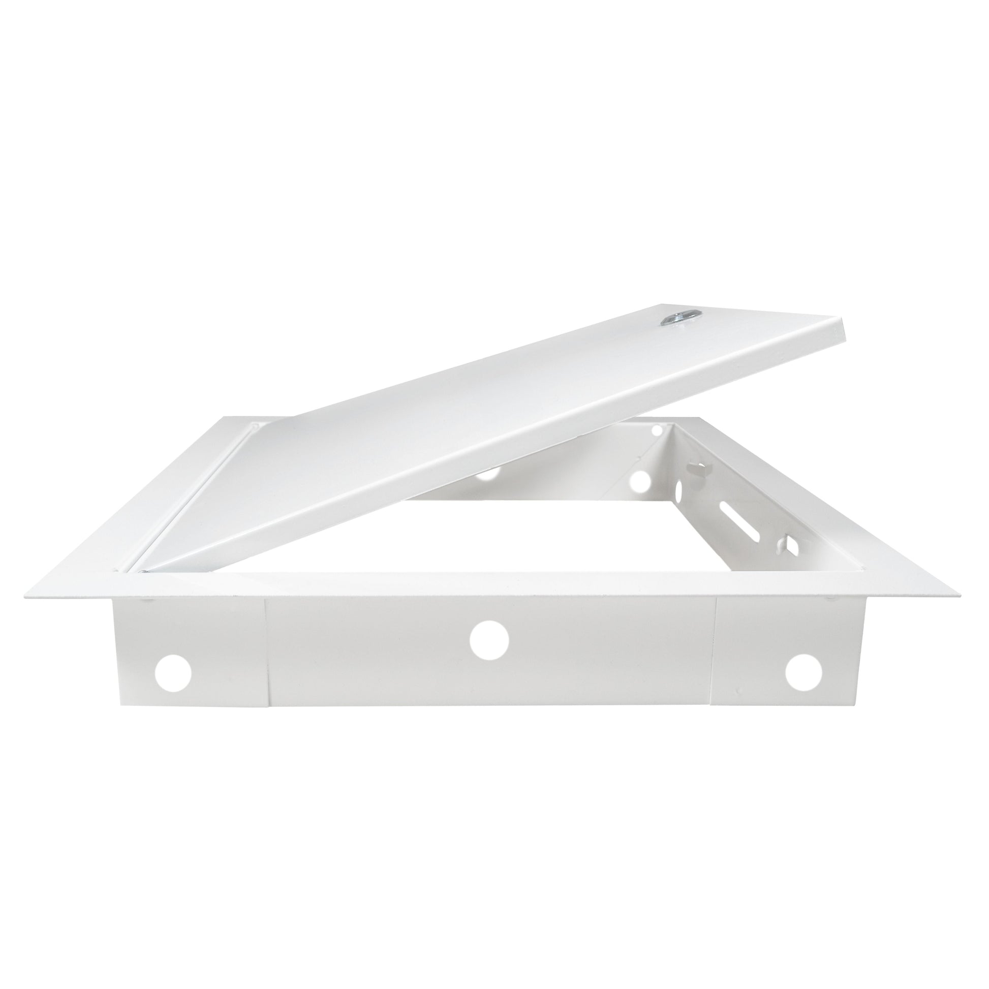 Access Panel Door Metal With Lock, White 200mm x 250mm - Best4Trade-Retail