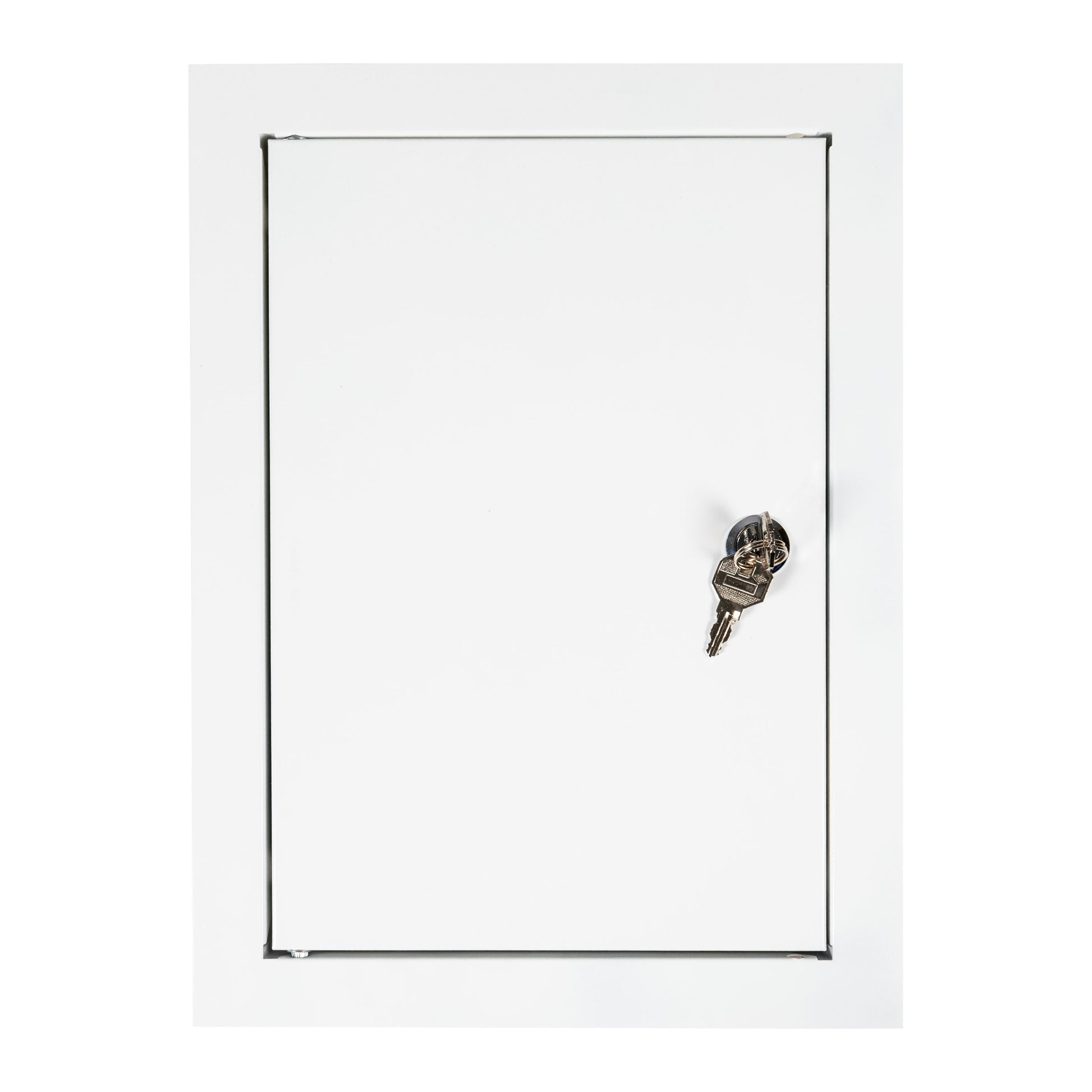 Access Panel Door Metal With Lock, White 200mm x 300mm - Best4Trade-Retail