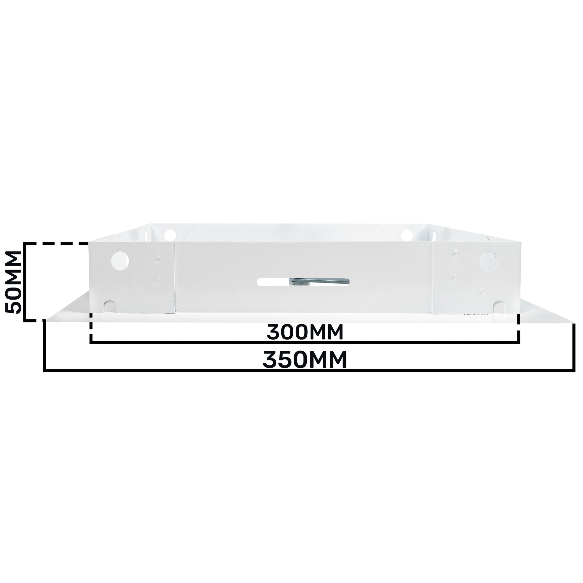 Access Panel Door Metal With Lock, White 200mm x 300mm - Best4Trade-Retail