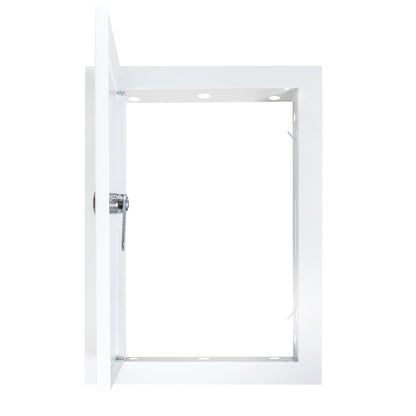 Access Panel Door Metal With Lock, White 200mm x 300mm - Best4Trade-Retail