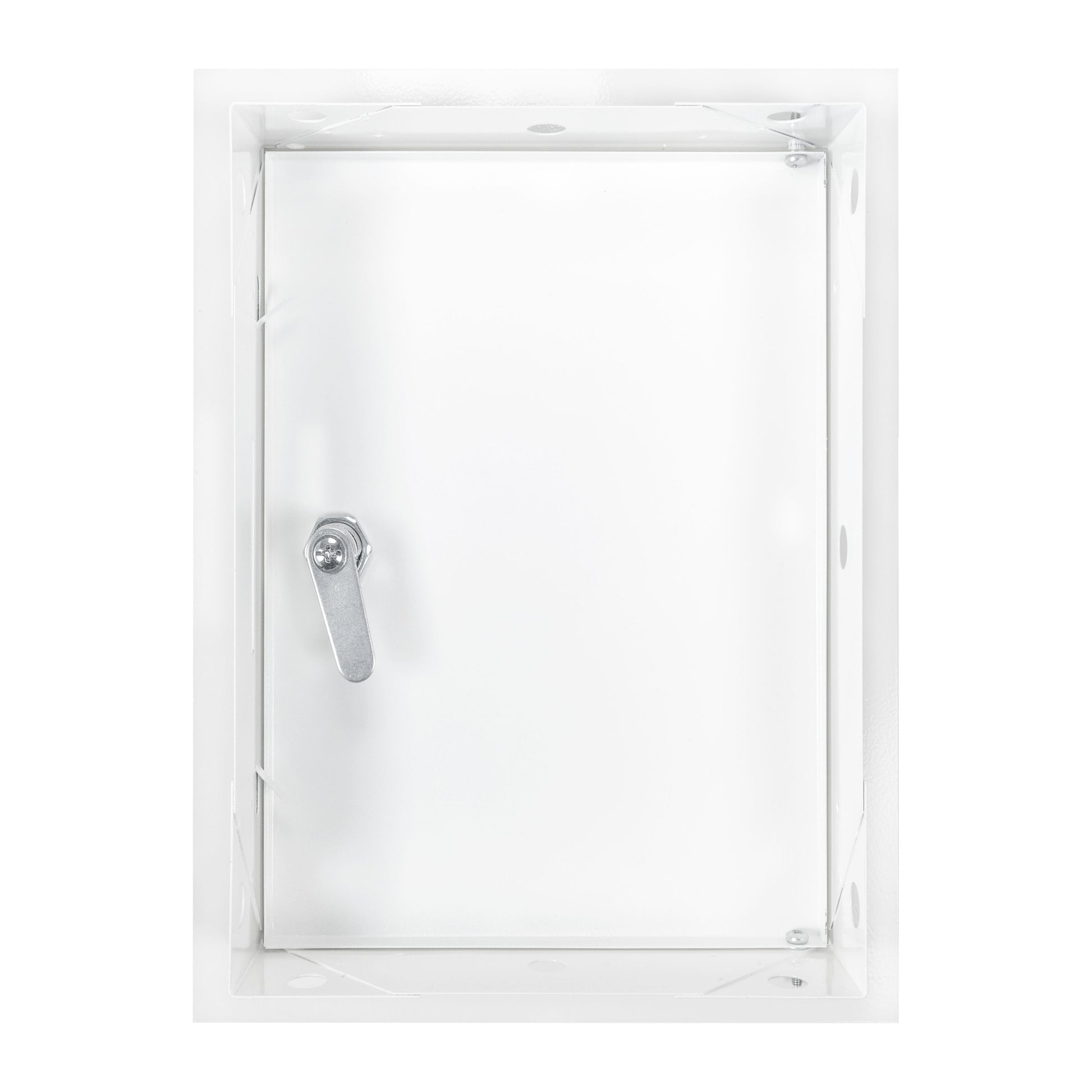 Access Panel Door Metal With Lock, White 200mm x 300mm - Best4Trade-Retail